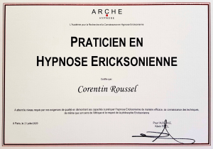 Certificat praticien en hypnose ARCHE