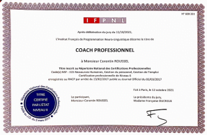 Certification RNCP de coach professionnel